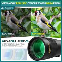 Monocular con Zoom 10-30x40 para Adultos, telescopio monocular de Alta Potencia con Prisma Bak4, monoculares compactos para observación de Aves, Viajes, Caza, Camping - details 3