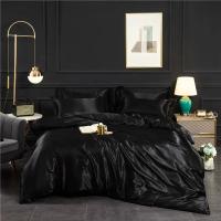Sábana de Terciopelo de Lujo Emulación Cubierta de Edredón de Gran Tamaño Manta de Color Sólido de Alta Calidad para Cama Doble Queen y King - details 10