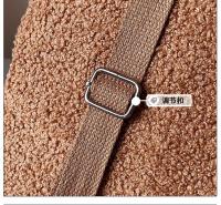Mochila de felpa, bolso de mujer, nueva versión coreana, súper linda mochila con orejas de oso, mochila para niñas, bolso padre-hijo. - details 9