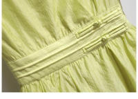 Vestido Tencel exquisito de alta gama para mujer, nuevo estilo de verano, adelgazante y temperamento francés, cuello de estilo europeo de alta gama - details 8