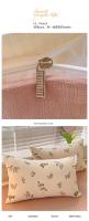 Juego de cama: Sábana ajustable de algodón lavado puro de cuatro piezas, funda de edredón, juego de tres piezas de cama individual para dormitorio de estudiantes: Sábana, funda, - details 13