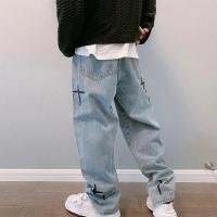 Jeans de Pierna Ancha y Estilo Callejero Nuevo 2025 Pantalones Cargo de Denim Suelto y Casual con Estilo Coreano - details 0
