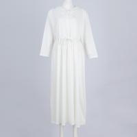 Vestido de Verano para Mujer 2024 Moda Casual con Cuello de Corbata Mangas 3/4 Botón de Cierre - details 34