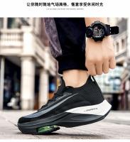 Zapatillas deportivas ultraligeras con cojín de aire para hombre, zapatos deportivos de malla transpirable, tabla de carbono - details 25