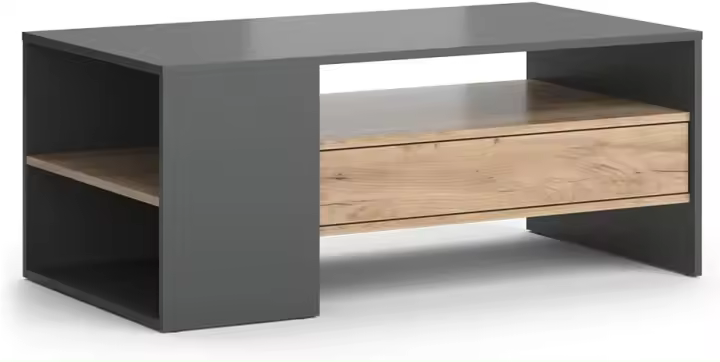 Mesa de Centro Fabien, Roble Dorado, 110 x 60 cm - 1