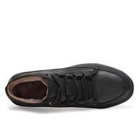 Botas de nieve negras de invierno para hombre para calidez, ocio al aire libre, zapatos modernos y de moda. - details 12