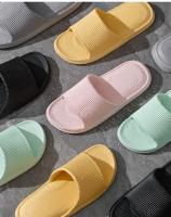Pantuflas De Baño Para Mujer Verano 2023 Antideslizantes EVA Suela Suave Sandalias De Interior Plataforma Delgada Flip Flops Sin Plataforma - details 5