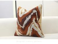 Fundas de Almohada Decorativas Modernas de Lujo Tiras Jacquard Gruesas Moda Nórdica para Sofá - details 4