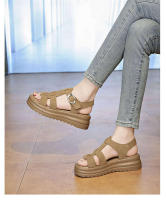 Zapatos de mujer talla gruesa suela suave cómoda playa para mujer verano al aire libre nuevas sandalias - details 10