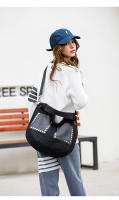 Bolso de malla vintage bolso de hombro de gran capacidad estilo punk remaches - details 8