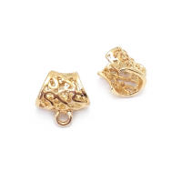 Colgantes de tubo curvado de nube de latón, Color oro de 18K de alta calidad, conector de pulsera, suministros para fabricación de joyas, accesorios Diy - details 6