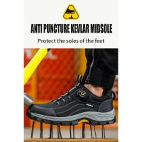 Botas de Seguridad Impermeables Suela de Goma Antideslizante Protección de Trabajo para Hombres y Mujeres Zapatos de Salud y Servicio - details 8