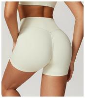 Pantalones Cortos de Yoga de Nylon Suave Cintura Alta para Entrenamiento y Ciclismo - details 7