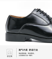 Zapatos de cuero de negocios para hombres de gran tamaño, zapatos Oxford versátiles - details 5