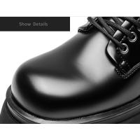 Zapatos De Cuero De Moda De Los Hombres, Nueva Plataforma Casual, Zapatos De Cuero Negro Para Los Zapatos De Boda - details 3