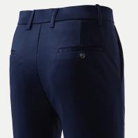 Pantalones Casuales Para Hombre Verano Primavera Pantalones De Negocios Clásicos Café Flexible Ropa De Escritorio - details 5