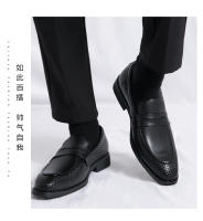 Mocasines, zapatos sin cordones, zapatos formales sin cordones de estilo británico, zapatos de hombre - details 10