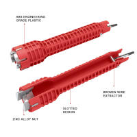 Llave de reparación antideslizante para fregadero de cocina, montaje de grifo de baño, instalación de fontanería, 8 en 1 - details 3