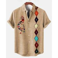 Camisas Casuales para Hombres de Algodón 100% Modernas de Manga Corta Ideales para Uso Callejero y al Aire Libre Envío Rápido - details 4