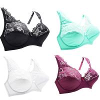 Sujetadores para mujer, lencería, Top, sujetador de encaje femenino con aros, sujetador de talla grande, perspectiva, ropa interior Sexy, copa B C D DD E F - details 18