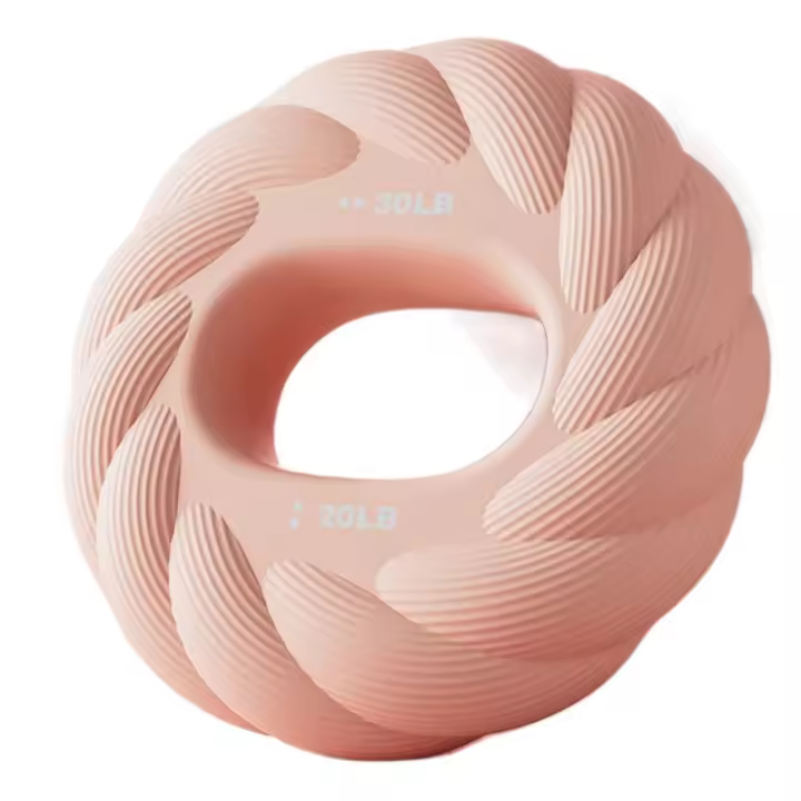 Anillo de entrenamiento de fuerza con agarre en forma de pétalo, ejercitador de fuerza de dedo hueco de doble peso, ergonomía portátil - 1