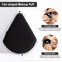 Esponjas Triangulares MAANGE 10/12 Pcs Uso Húmedo y Seco para Suavidad en Ropa de Piel y Cosméticos Líquidos Herramientas de Cuidado de la Piel Facial - details 3