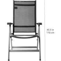 para exteriores regulable en 5 posiciones, 2 Unidad, 69 D x 60,5 W x 110 H cm, - details 2