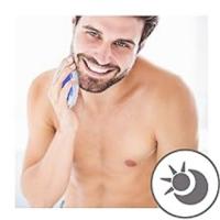 Dylonic Exfoliating Brush use twice a day before hsaving