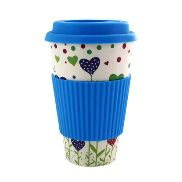 Taza de viaje de 400 ml con tapa Tazas de cerveza Tazas de té - 1