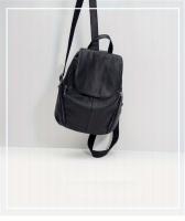 Mochila De Cuero Genuino, Bolso Escolar Minimalista Y Preppy, Mochila De Viaje Y Bolso De Mano Para Mujeres - details 1