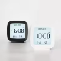 Monitor electrónico Digital de temperatura de humedad para el hogar, pantalla de oficina, decoración de dormitorio, despertador, fecha y hora - details 9