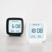 Monitor electrónico Digital de temperatura de humedad para el hogar, pantalla de oficina, decoración de dormitorio, despertador, fecha y hora - details 9