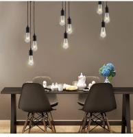 Lámpara Colgante Lineal LED E27 110-260v Para Decoración De Habitaciones Salones Restaurantes Bares Cafés Iluminación Interior Moderna - details 2