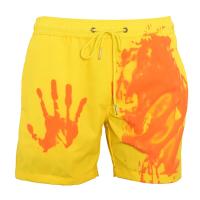 Pantalones cortos de playa que cambian de color al agua, bañadores de estilo caliente que cambian de color, sensación cálida - details 7