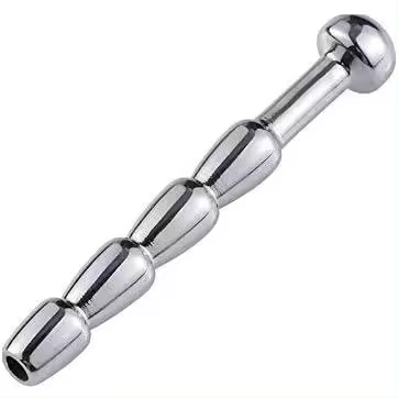 Metal hueco Cum a través de sonido uretral dilatador pene Plug pene consolador juguete sexual Bondage BDSM - 1