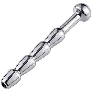 Metal hueco Cum a través de sonido uretral dilatador pene Plug pene consolador juguete sexual Bondage BDSM - 1