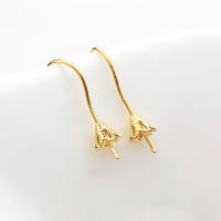 Ganchos de Pendientes de Estrella de Bronce de Alta Calidad Diy Joyería Hazte Tú Samex 18K Oro Color Brass Accesorios de Collar y Pendientes para Mujeres - details 68