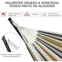 Hamaca Ajustable con Soporte 310/320/330*101*101,5cm Carga de 200kg Para Jardín Patio - details 5