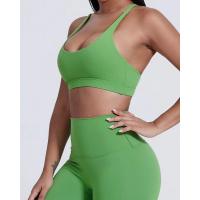 Sujetador deportivo sin costuras para mujer, espalda cruzada, alta elasticidad, camiseta sin mangas para Fitness, Yoga, gimnasio - details 8