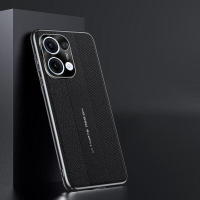 OPPO Reno 13/13 Pro Funda de cuero elegante con protección para cámara Funda protectora delgada con textura duradera antideslizante a prueba de golpes - details 3