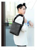 Bolso bandolera para hombre, informal, Meenger, pequeña mochila - details 5