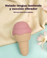Vibrador en Forma de Helado Estimulador de Clítoris para Mujeres Juguetes Sexuales para Adultos - details 0