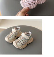 Zapatos deportivos para niños primavera y verano nuevos niños y estudiantes sandalias de marco hueco niña bebé estilo extranjero fuera usando zapatos de papá - details 9