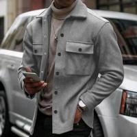Nueva chaqueta cargo americana informal retro con botones para otoño e invierno chaqueta con solapa athleisure - details 1