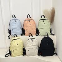 Mochila deportiva de nailon pequeña y sencilla, bolso de hombro de Color sólido de estilo coreano, bolso de mano, mochila Retro para niñas - details 3