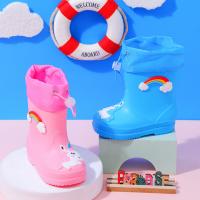Botas De Lluvia Infantiles Dibujos Animados Con Cordón Elástico Impermeables Antideslizantes Para Niños Y Niñas Viaje Al Aire Libre Todas Las Estaciones - details 1