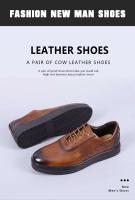 Todos a la venta, zapatos de hombre de moda, informales, con punta redonda, formales, de piel de vaca - details 6