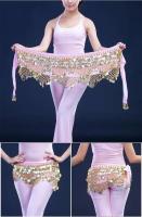 Nuevo estilo, bestseller, bufanda de cadera, cinturón de monedas para danza del vientre, accesorios para bailarinas - details 19