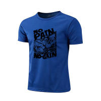Camiseta de manga corta para hombre, camiseta de secado rápido, elástica y transpirable, para entrenamiento deportivo, ocio y Fitness - details 9
