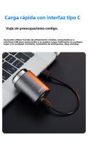 Afeitadora Eléctrica Portátil de Mini Acero Recargable, Adecuada para Adultos, Con Cuchilla de Malla Curvada, Lavable - details 10